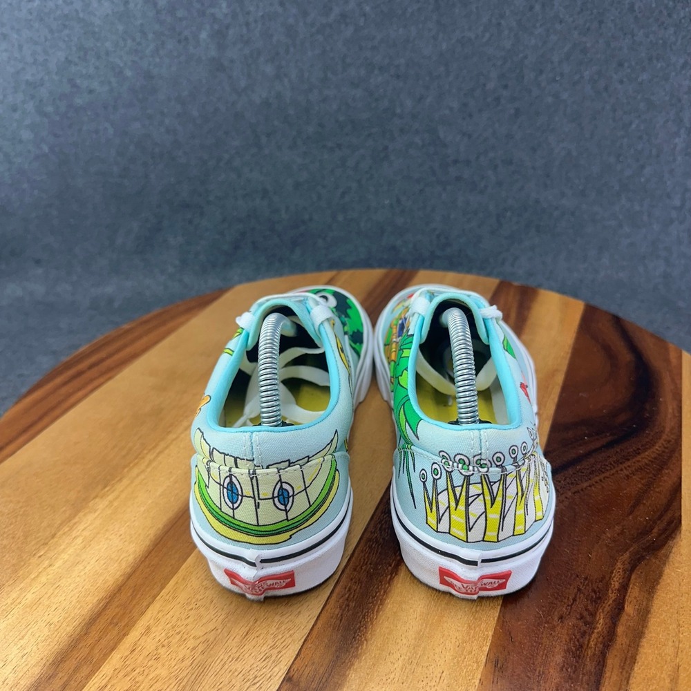 Vans Custom Culture Hoya Fruit Graphic Sneakers Light Blue Womens 7 Low Top - Picture 7 of 11